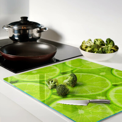 Tagliere in vetro temperato fette di lime