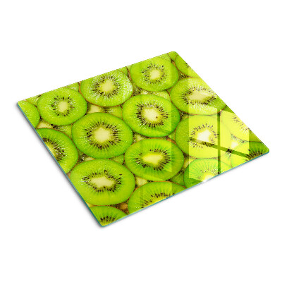 Tagliere in vetro temperato fette di kiwi