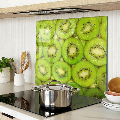 Tagliere in vetro temperato fette di kiwi