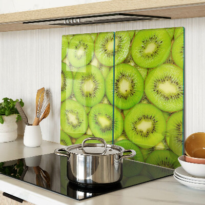 Tagliere in vetro temperato fette di kiwi