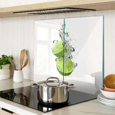 Tagliere in vetro temperato Limoni in acqua frizzante