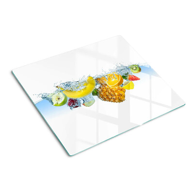 Tagliere in vetro temperato Frutta in acqua