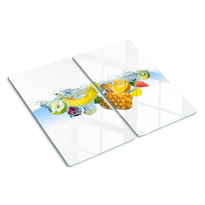 Tagliere in vetro temperato Frutta in acqua