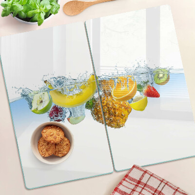 Tagliere in vetro temperato Frutta in acqua