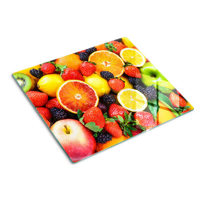 Tagliere in vetro Frutti e bacche tropicali