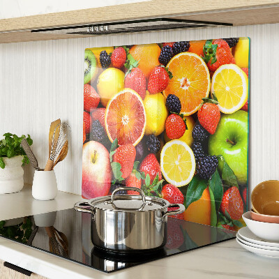 Tagliere in vetro Frutti e bacche tropicali