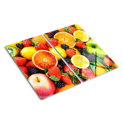 Tagliere in vetro Frutti e bacche tropicali