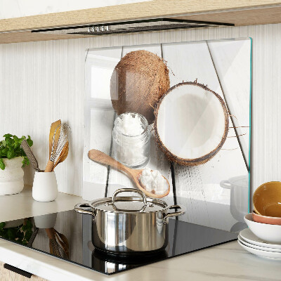Tagliere in vetro temperato Il cocco e i suoi prodotti