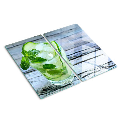 Tagliere in vetro Cocktail rinfrescante alla menta