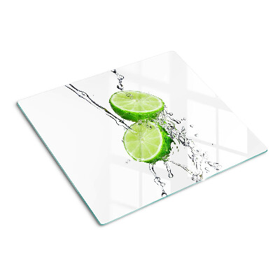 Tagliere in vetro temperato Limoni in acqua