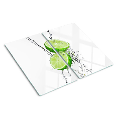 Tagliere in vetro temperato Limoni in acqua
