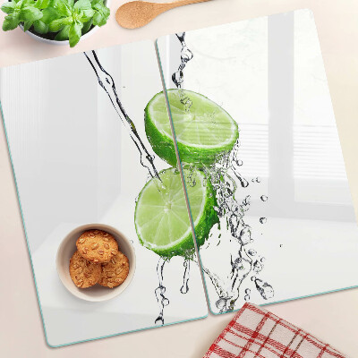 Tagliere in vetro temperato Limoni in acqua