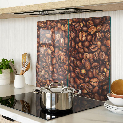 Tagliere in vetro temperato chicchi di caffè