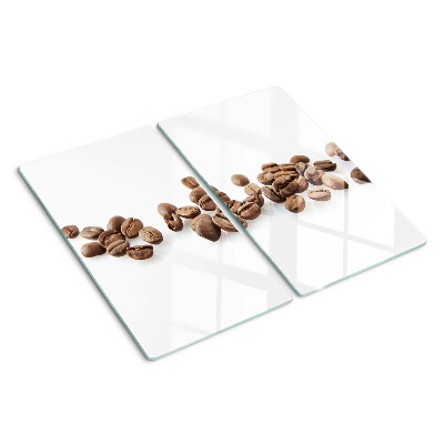 Tagliere in vetro temperato chicchi di caffè