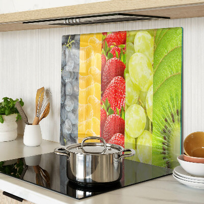 Tagliere in vetro Frutta a strisce