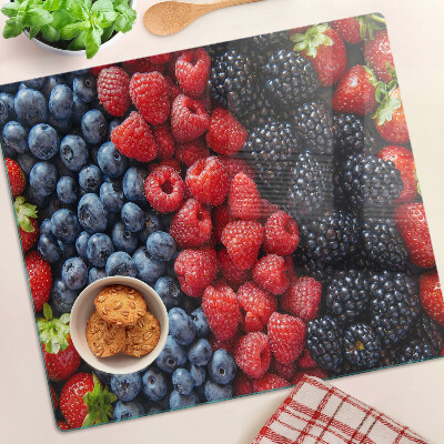 Tagliere in vetro temperato Frutti di bosco