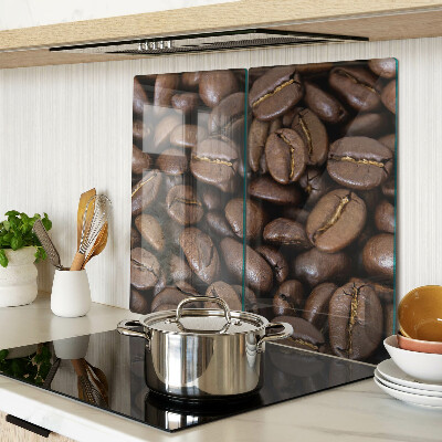 Tagliere in vetro temperato chicchi di caffè