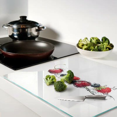 Tagliere in vetro temperato Frutta in acqua
