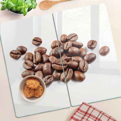 Tagliere in vetro temperato chicchi di caffè