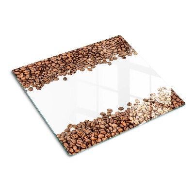 Tagliere in vetro temperato chicchi di caffè