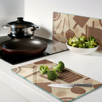 Tagliere in vetro Accessori da cucina retrò