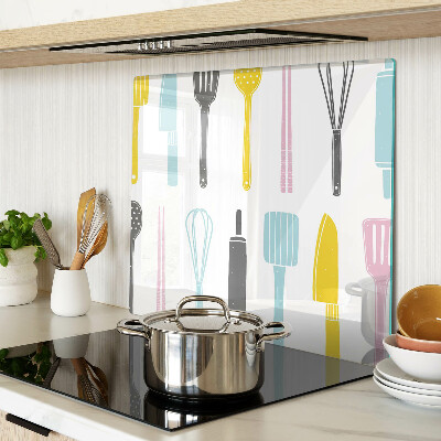 Tagliere in vetro Utensili da cucina in colori pastello