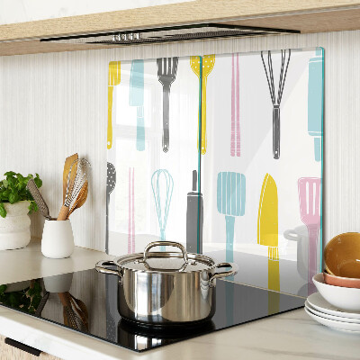 Tagliere in vetro Utensili da cucina in colori pastello