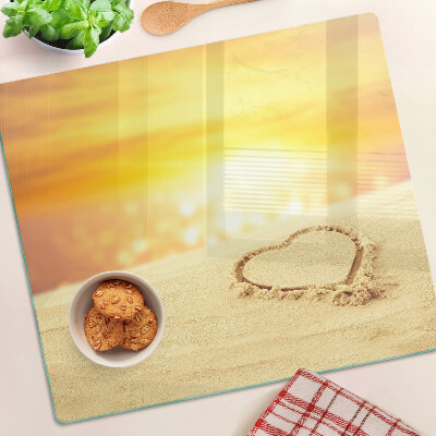 Tagliere in vetro temperato Spiaggia al tramonto