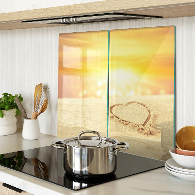Tagliere in vetro temperato Spiaggia al tramonto