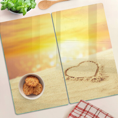 Tagliere in vetro temperato Spiaggia al tramonto