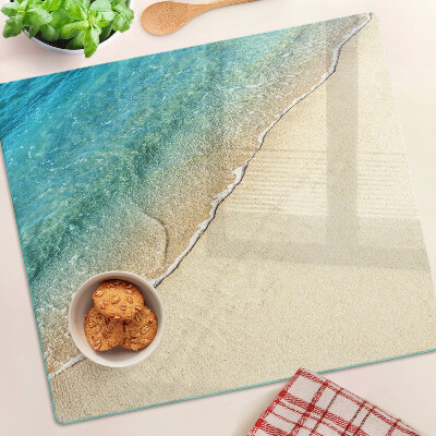 Tagliere in vetro temperato Onde della spiaggia e del mare