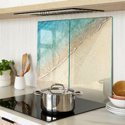 Tagliere in vetro temperato Onde della spiaggia e del mare