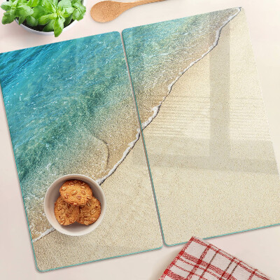 Tagliere in vetro temperato Onde della spiaggia e del mare