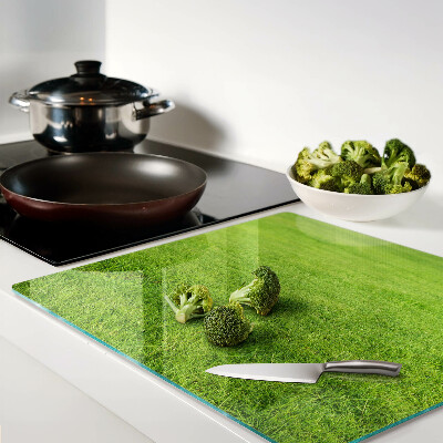 Tagliere in vetro temperato Erba verde