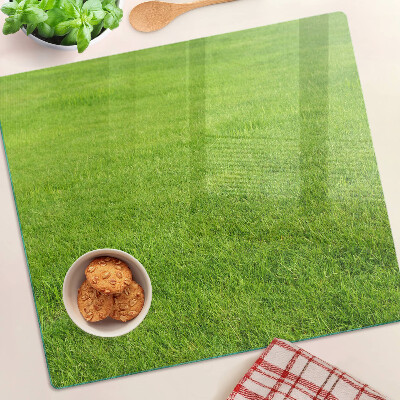 Tagliere in vetro temperato Erba verde