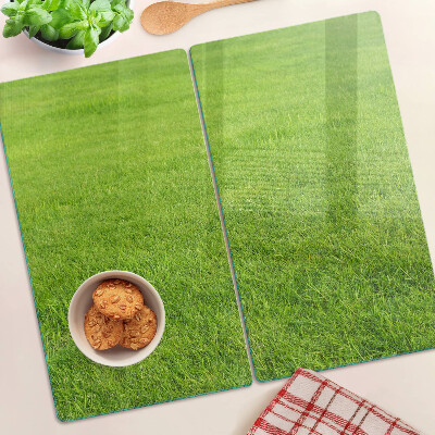 Tagliere in vetro temperato Erba verde