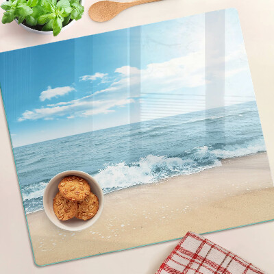 Tagliere in vetro Spiaggia e mare