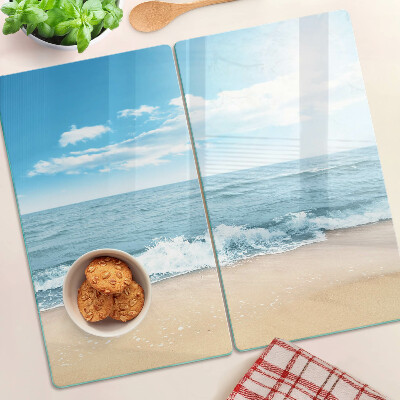 Tagliere in vetro Spiaggia e mare