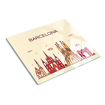 Tagliere in vetro Barcellona e la sua architettura