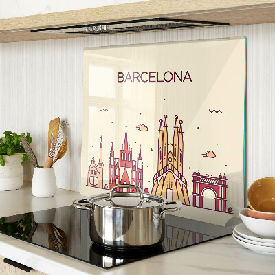Tagliere in vetro Barcellona e la sua architettura