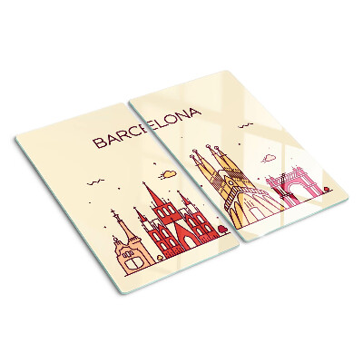 Tagliere in vetro Barcellona e la sua architettura