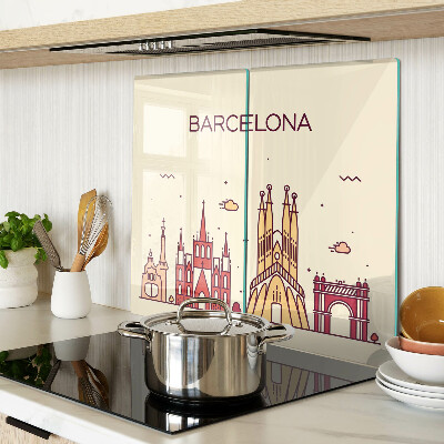 Tagliere in vetro Barcellona e la sua architettura