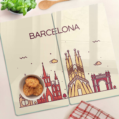 Tagliere in vetro Barcellona e la sua architettura