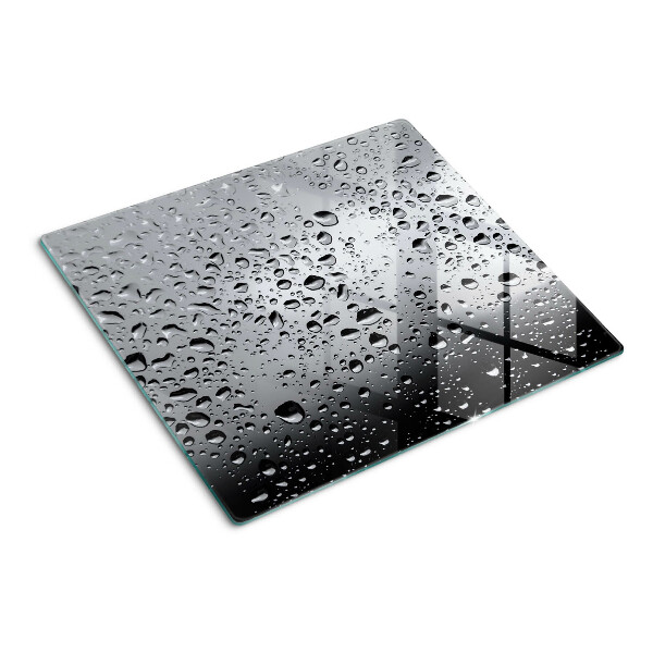 Tagliere in vetro Gocce d'acqua sul vetro