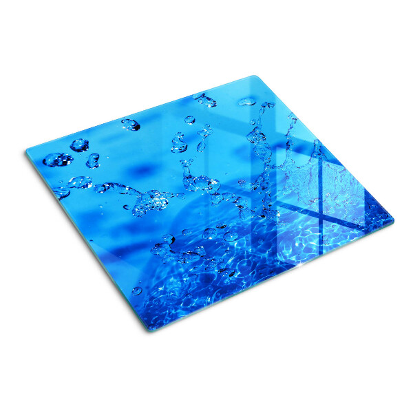 Tagliere in vetro temperato Bolle d'acqua e d'aria
