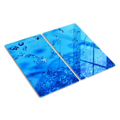 Tagliere in vetro temperato Bolle d'acqua e d'aria
