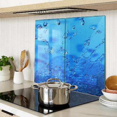 Tagliere in vetro temperato Bolle d'acqua e d'aria
