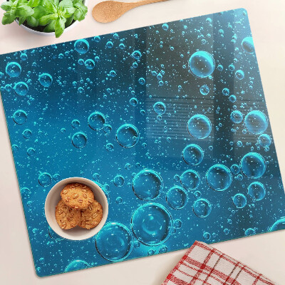 Tagliere in vetro Bolle nell'acqua