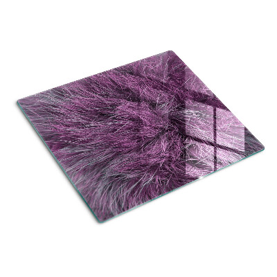 Tagliere in vetro temperato Pelliccia viola