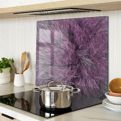 Tagliere in vetro temperato Pelliccia viola